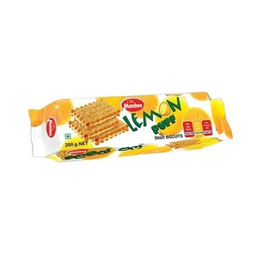 Munchee Lemon Puff Biscuit 200 Gm, 24 Pieces Per Carton